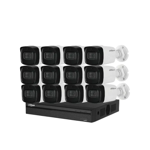 Dahua ชุด 16 กล้อง ภาพสีกลางวัน