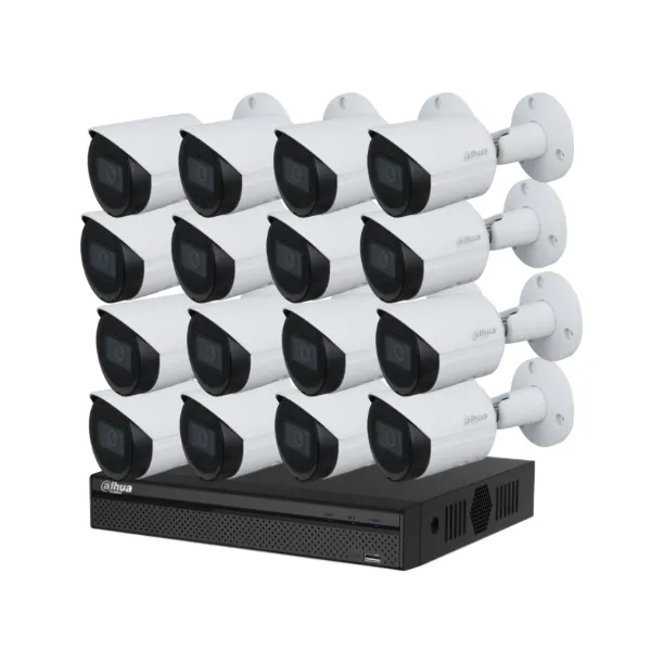 Dahua ชุด 16 กล้อง ภาพสีกลางคืน