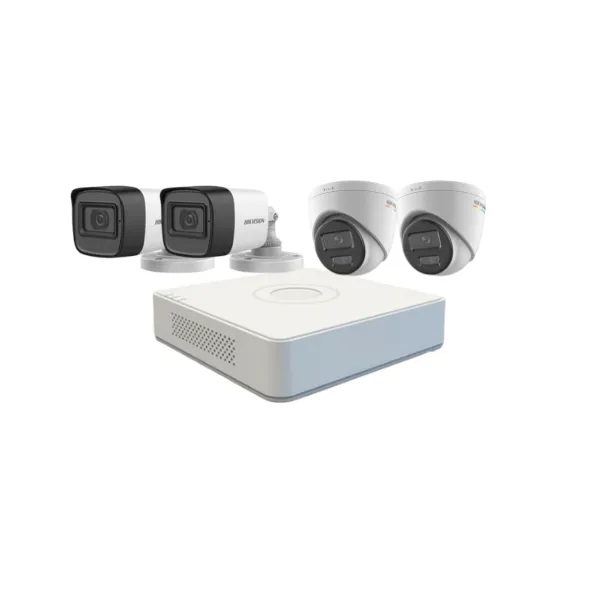 Hikvision Full Color ชุด 4 กล้อง