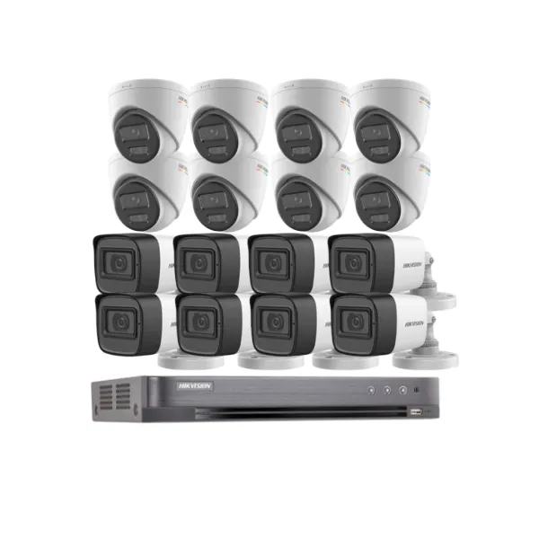 Hikvision Hybrid Light ชุด 16 กล้อง